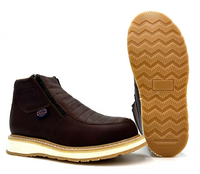 Fuerbo Boots Men”s WW–980 Double Zipper Work Boot Dual Density Sole