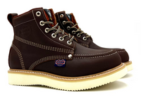 Fuerbo Boots Men”s WW–965 Classic Moc Toe–Grizzly Brown