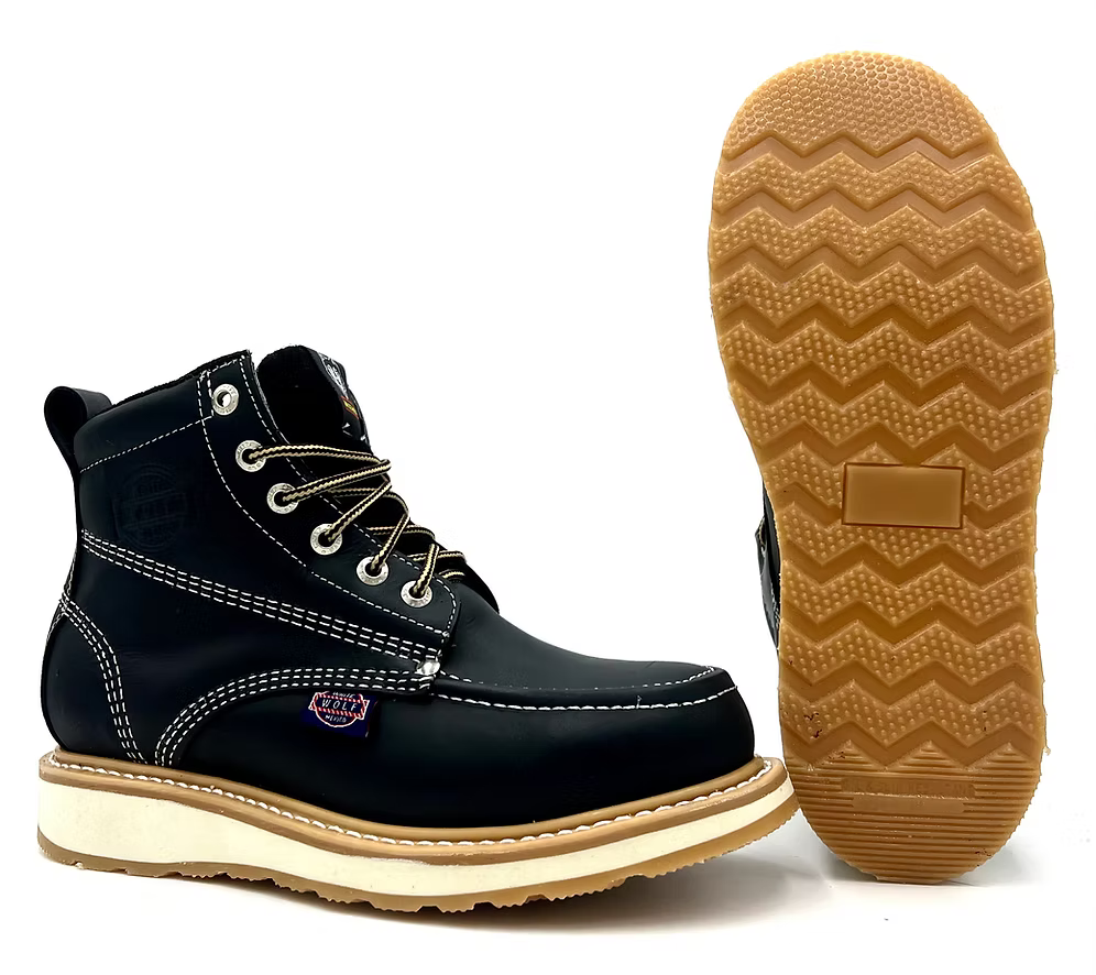 Fuerbo Boots Men”s WW–965 Classic Moc Toe Boot–Black