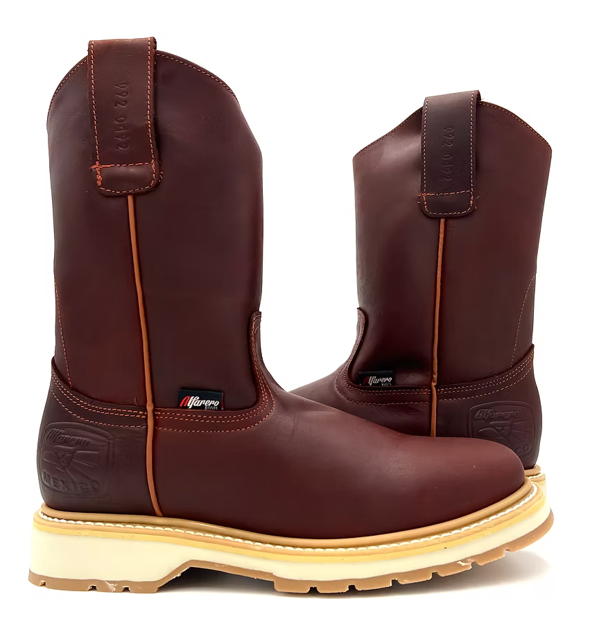 Fuerbo Boots Men”s  AO–490 Burgundy Shedron Roper Boot