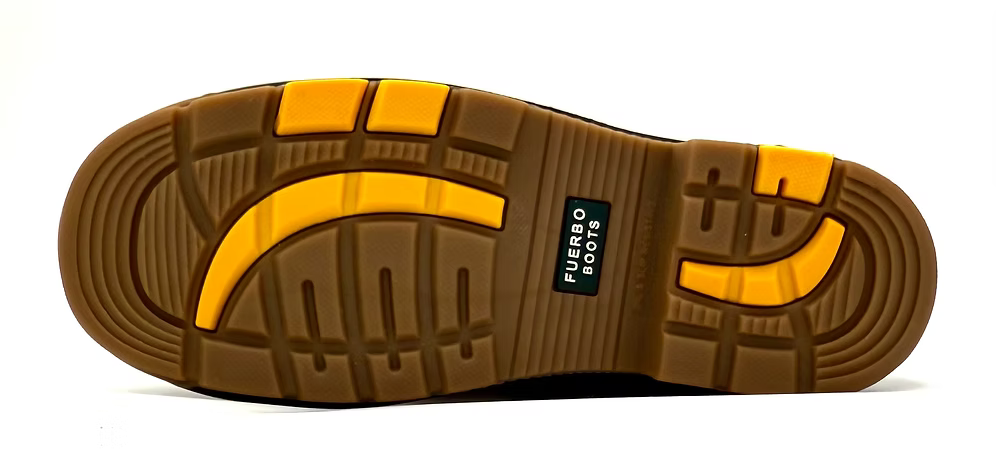 Fuerbo Boots Men”s L–44 Premium Industrial Lacer Boots–Ocre Industrial