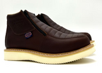 Fuerbo Boots Men”s WW–980 Double Zipper Work Boot Wedge Sole