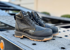 Fuerbo Boots Men”s SB–1616 Composite Toe Black Kevlar Dual Density