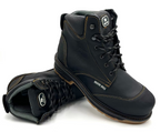 Fuerbo Boots Men”s SB–1616 Composite Toe Black Kevlar Dual Density