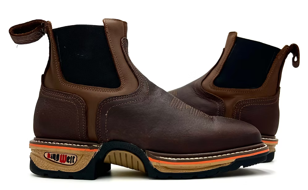 Fuerbo Boots Men”s KW–360 King Welt Slip On Rodeo Work Boot