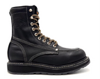 Fuerbo Boots Men”s WW–995 Classic Moc Toe Lace Up Safety Toe– Black