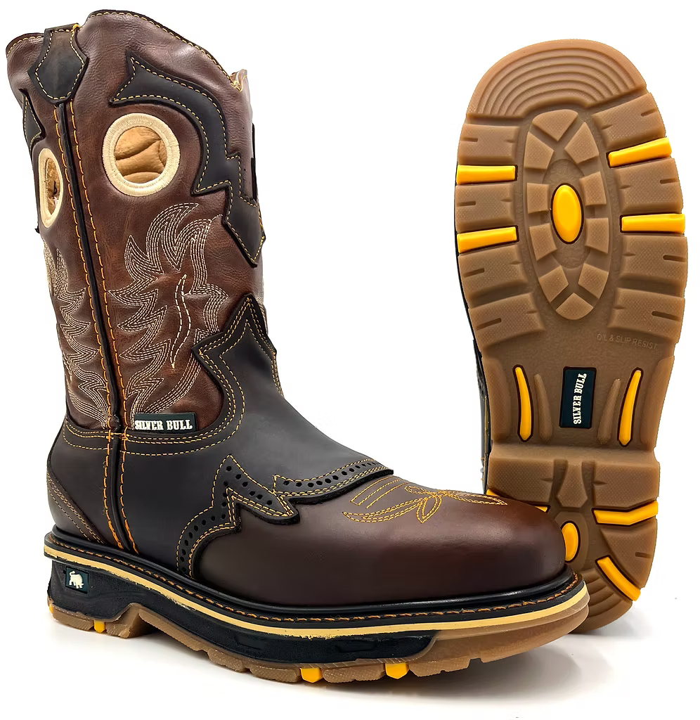 Fuerbo Boots Men”s SB–5038 Rodeo Work Boot Dual Density