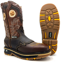 Fuerbo Boots Men”s SB–5038 Rodeo Work Boot Dual Density