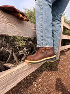 Fuerbo Boots Men”s SB–5059 Rodeo Work Boots Dual Density Sole