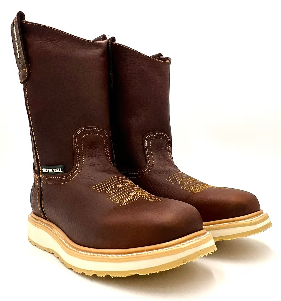 Fuerbo Boots Men”s SB–5073 Rodeo Work Boot Dual Density Safety Toe