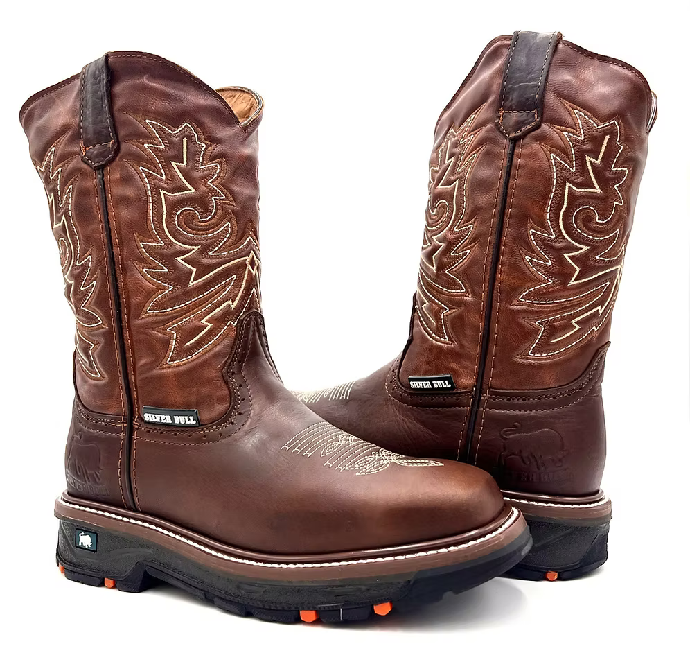 Fuerbo Boots Men's SB–5059 Square Toe Rodeo Work Boots