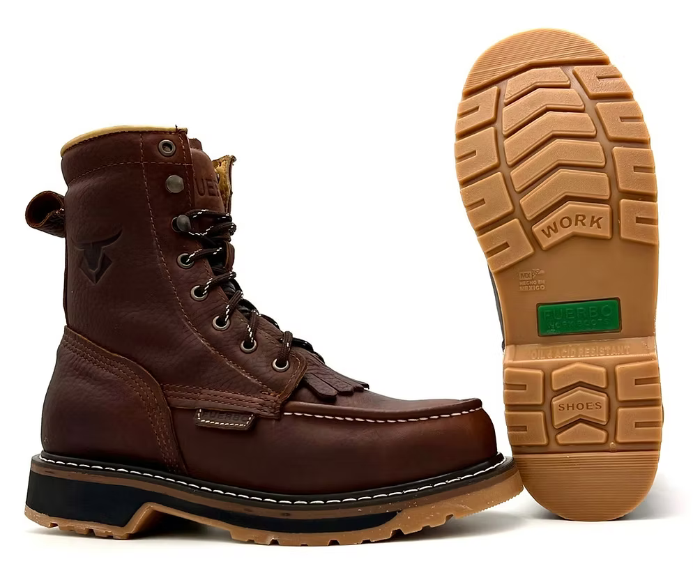 Fuerbo Boots Men”s L–55 Brown Premium Lacer Boots