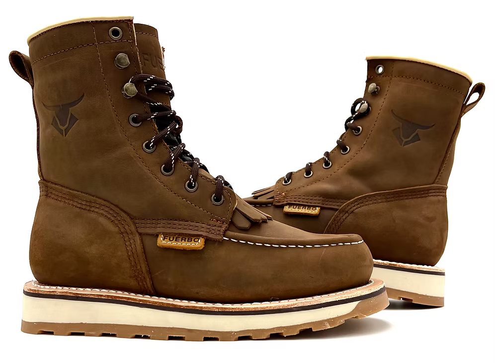 Fuerbo Boots Men”s L–50 Mango Tan Premium Lacer Boots