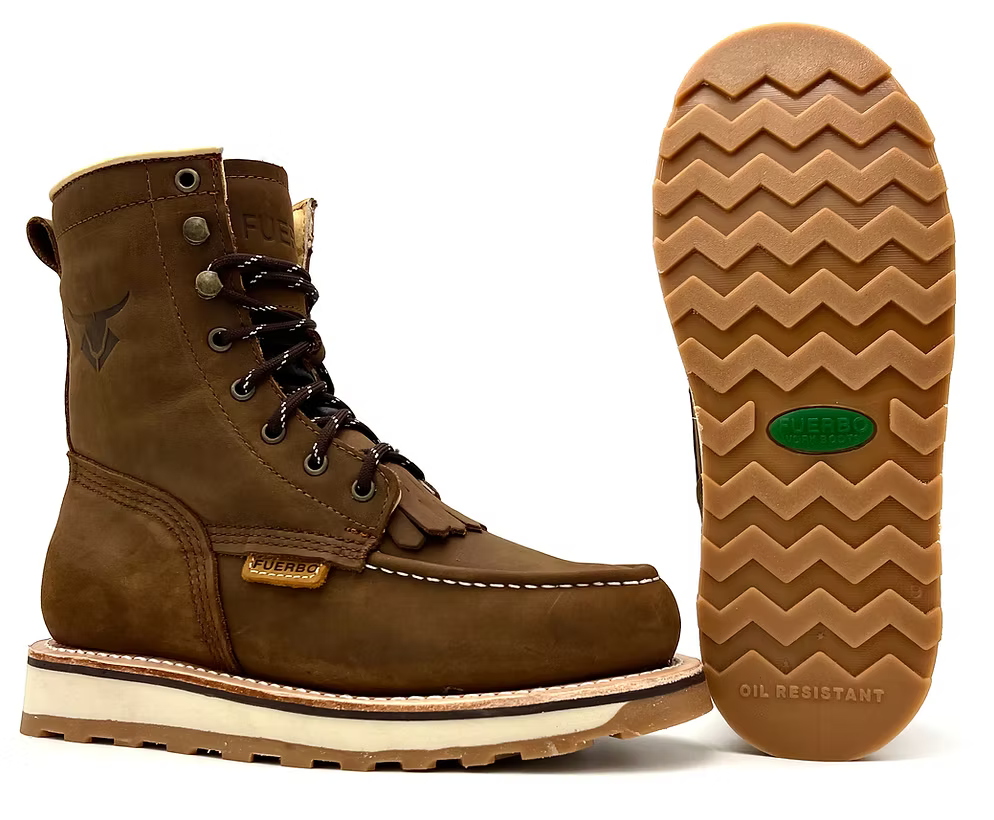 Fuerbo Boots Men”s L–50 Mango Tan Premium Lacer Boots