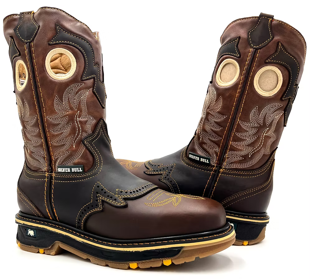 Fuerbo Boots Men”s SB–5038 Rodeo Work Boot Dual Density