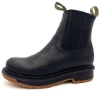 Fuerbo Boots Men”s SB–2160 Slip–On Black Dual Density