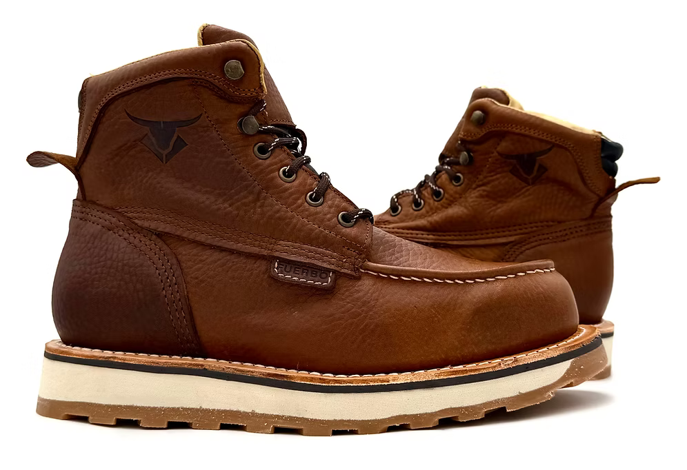 Fuerbo Boots Men”s B-40 Ocre Moc Toe Boots