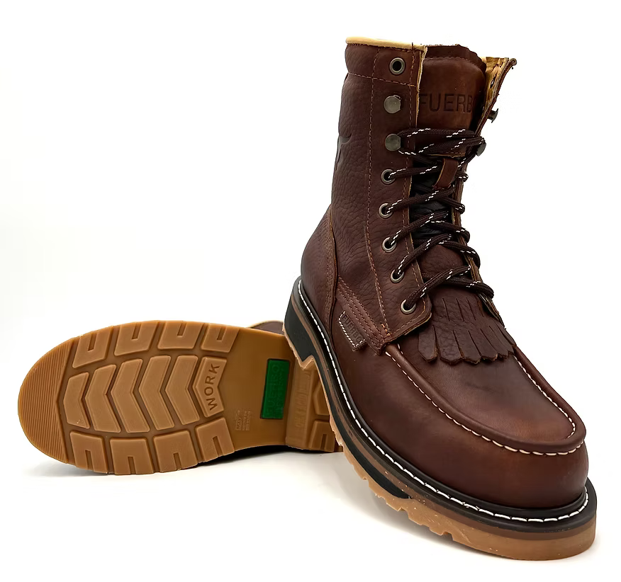 Fuerbo Boots Men”s L–55 Brown Premium Lacer Boots