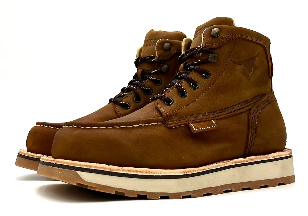 Fuerbo Boots Men”s B-40 Mango Tan Moc Toe Boots