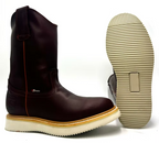 Fuerbo Bdoots Men”s AO–470 Burgundy Shedron Roper Work Boot Wedge Sole