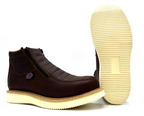Fuerbo Boots Men”s WW–980 Double Zipper Work Boot Wedge Sole