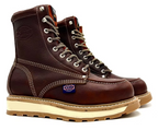 Fuerbo Boots Men”s WW–955 Moc Toe Lacer Work Boot–Grizly Brown