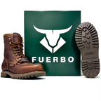 Fuerbo Boota Men”s L–59 Premium Traction Sole Safety Toe Boots–Ocre