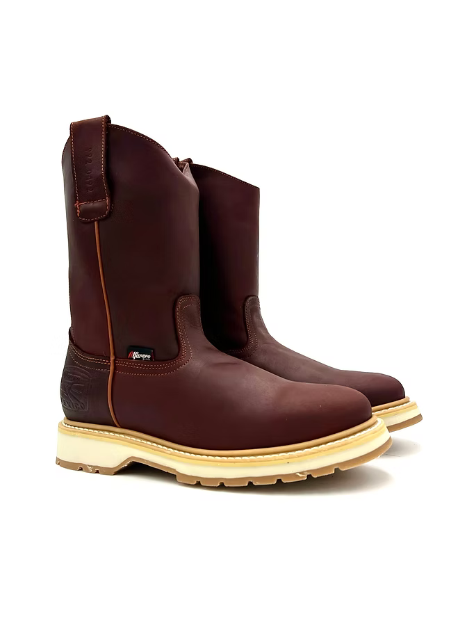 Fuerbo Boots Men”s  AO–490 Burgundy Shedron Roper Boot