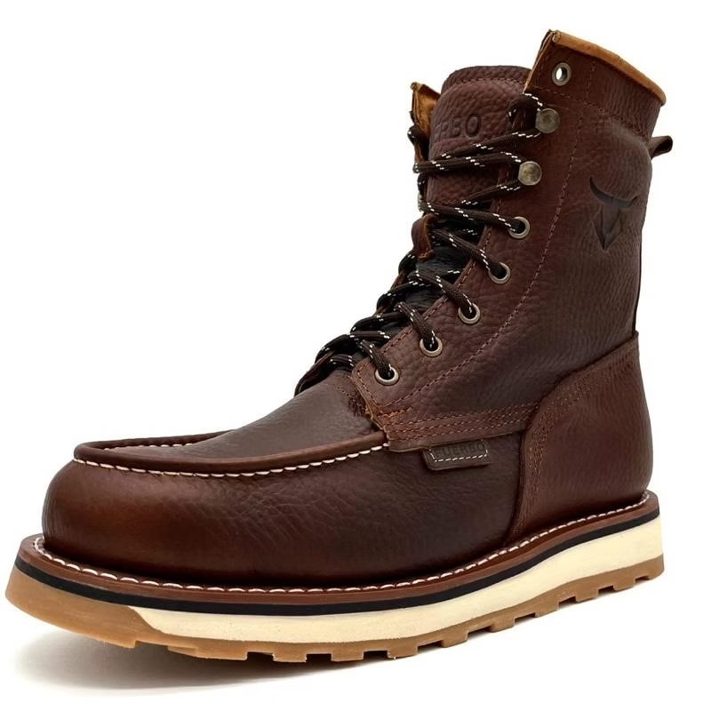 Fuerbo Boots Men”s L–50 Brown Premium Lacer Boots