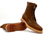 Fuerbo Boots Men”s SB–505 Lacer Work Boot Traction Sole–Mango Tan