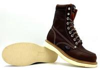 Fuerbo Boots Men”s WW–955 Moc Toe Lacer Wedge Sole Safety Toe Work Boot