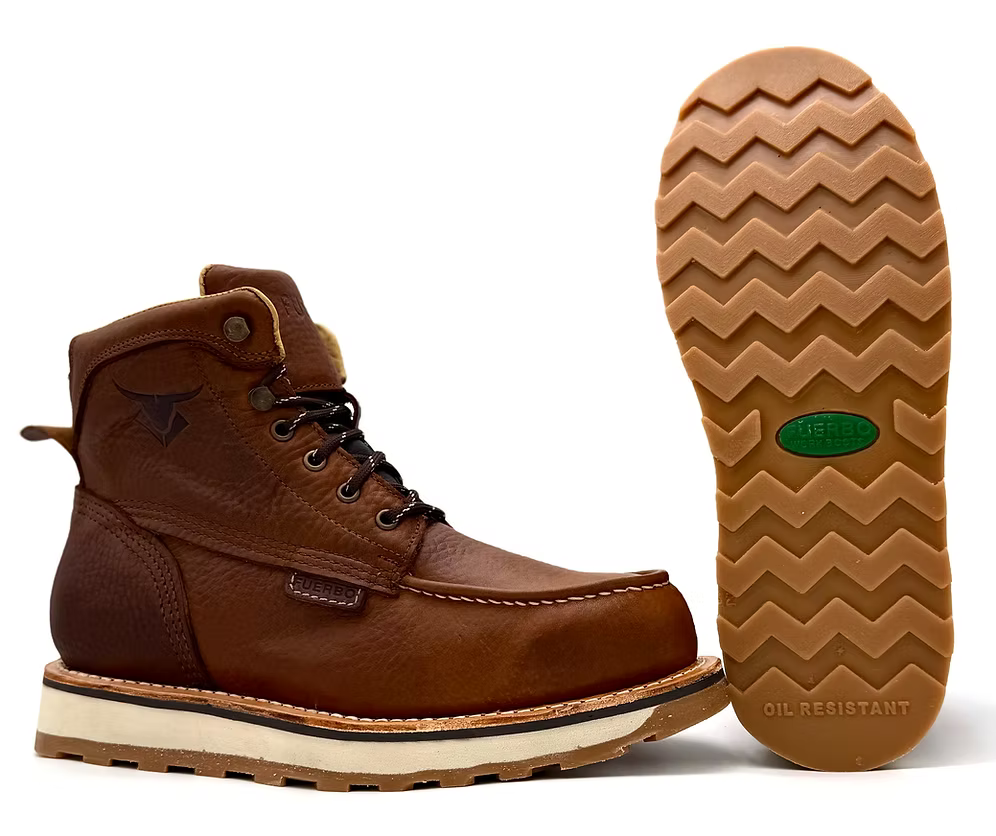 Fuerbo Boots Men”s B-40 Ocre Moc Toe Boots