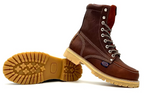 Fuerbo Boots Men”s WW–955 Moc Toe Rubber Sole–Brown
