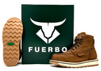 Fuerbo Boots Men”s B-40 Mango Tan Moc Toe Boots