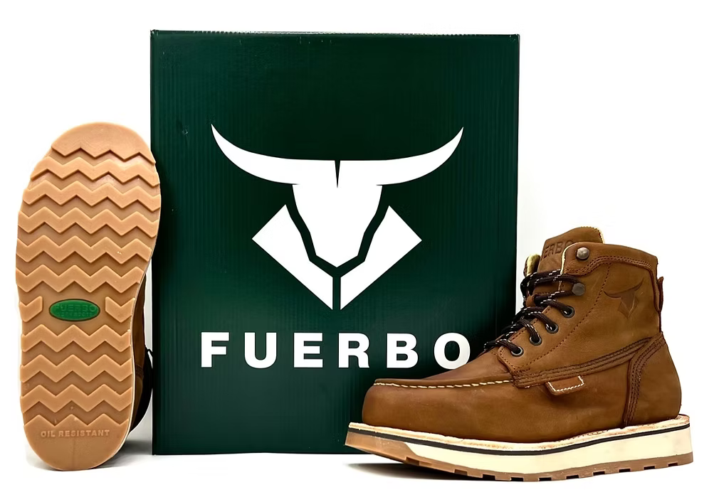Fuerbo Boots Men”s B-40 Mango Tan Moc Toe Boots