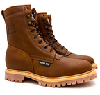 Fuerbo Boots Men”s SB–505 Lacer Work Boot Traction Sole Safety Toe–Mango Tan