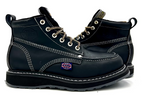 Fuerbo Boots Men”s WW–965 Black Classic Moc Toe Boot Safety Toe