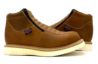 Fuerbo Boots Men”s WW–980 Double Zipper Work Boot– Mango Tan
