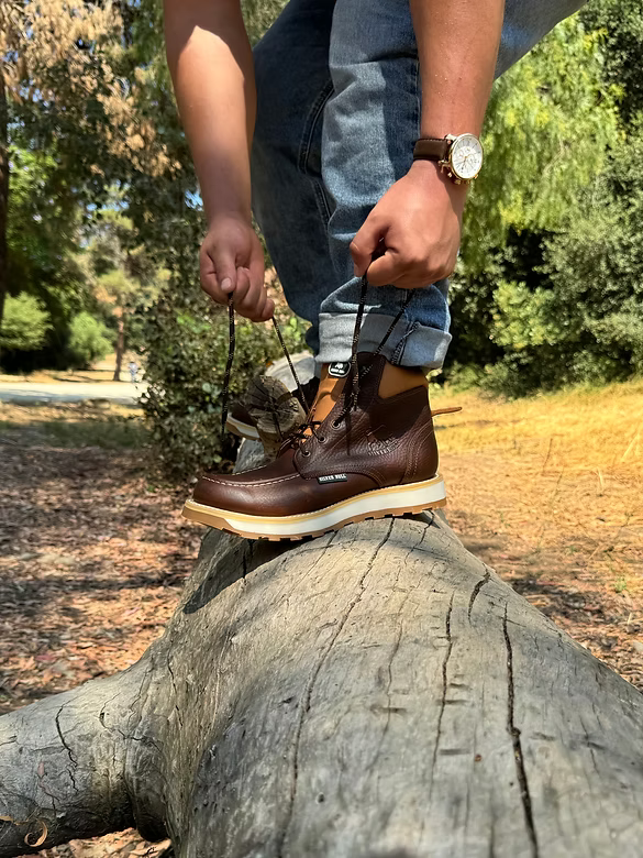 Fuerbo Boots Men”s SB–662 Classic Moc Toe