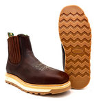 Fuerbo Boots Men”s SB–3072 Rodeo Work Boots Dual Density