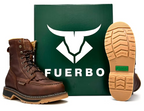 Fuerbo Boots Men”s L–55 Brown Premium Lacer Boots