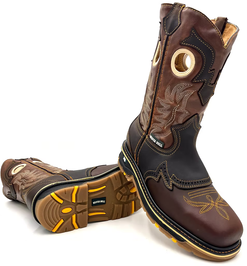 Fuerbo Boots Men”s SB–5038 Rodeo Work Boot Dual Density
