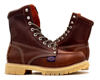 Fuerbo Boots Men”s WW–955 Moc Toe Rubber Sole–Brown