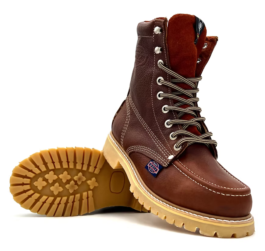 Fuerbo Boots Men”s WW–955 Moc Toe Rubber Sole–Brown