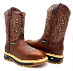 Fuerbo Boots Men”s SB–5059 Rodeo Work Boots Dual Density Sole