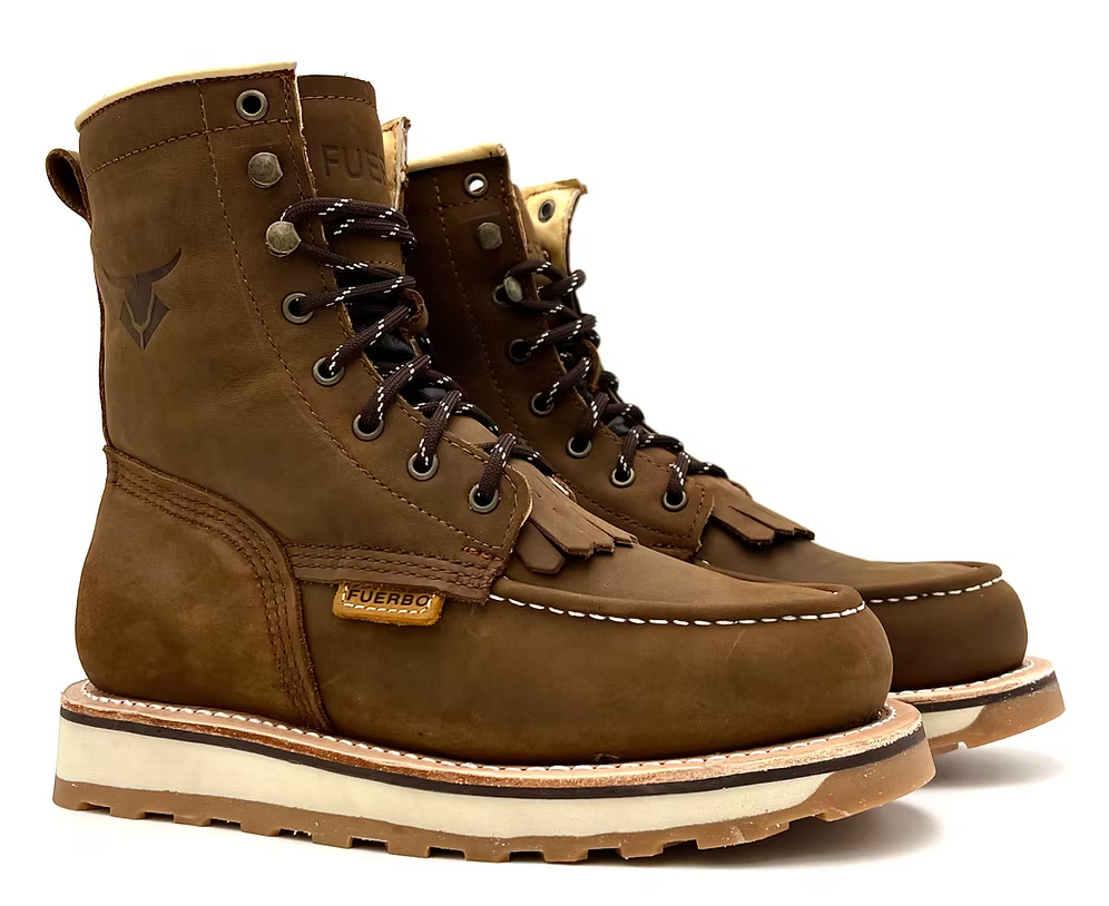 Fuerbo Boots Men”s L–50 Mango Tan Premium Lacer Boots