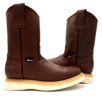 Fuerbo Boots Men”s AO–470 Copper Brown Roper Work Boot Wedge Sole