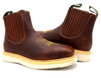 Fuerbo Boots Men”s SB–3070 Rodeo Work Boots Wedge Sole Safety Toe
