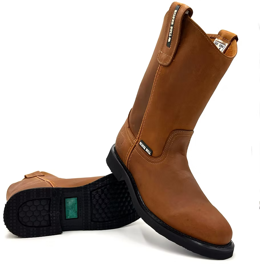 Fuerbo Boots Men”s SB–800 Mango Roper Boot Rubber Sole