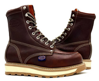 Fuerbo Boots Men”s WW–955 Moc Toe Lacer Work Boot–Grizly Brown